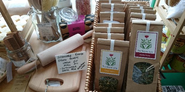 Some of the plastic free items in the shop